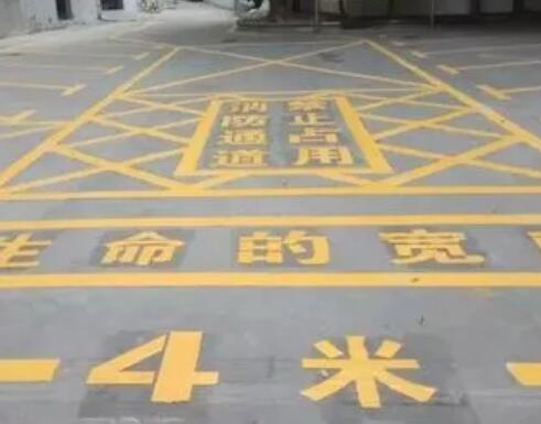 刚察仓库划线